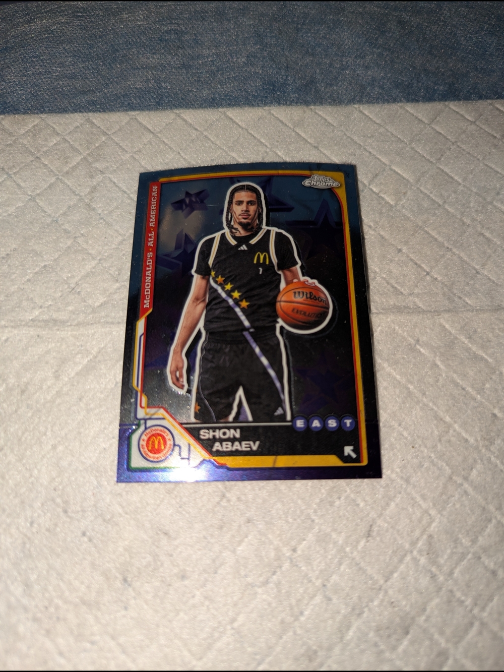 McDonald's All-American Black Basketball Trading Card - Shon Abaev